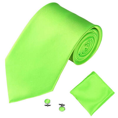 

Mens Fashion Solid Color Suits Ties Necktie Cufflinks Hanky Set Tuxedo Suit