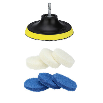 

Gobestart 6PCS Bathroom Kitchen Cleaning Drill Brush Set Power Scrub Pad Cleaning Kit Cleaning Scouring Pads