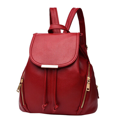 

Tailored Fashion School Leather Backpack Shoulder Bag Mini Backpack for Women & Girls