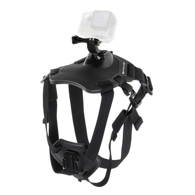 

PULUZ PU156 Dog Harness Mount Chest Strap Belt Mount Kits Accessory Black for Mini Sport Cameras