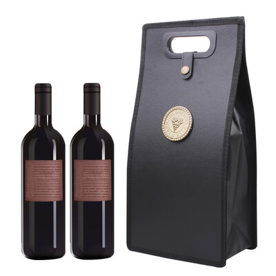 

〖Follure〗Wine Bags Of Wine Gift Boxes Red Wine Collapsible Leather Gift Bag