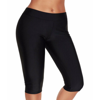 

Women Sports Fitness Yoga Fifth Pants Beach Diving Swimming Trunks Bottom Shorts