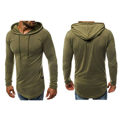 

Mens Winter Hoodies Slim Fit Hooded Sweatshirt Outwear Sweater Warm Coat Jacket