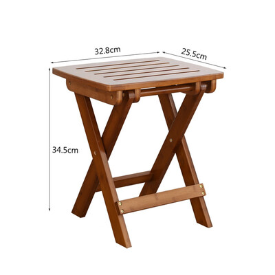 

Little Bamboo Crafter New Brown Folding Stool Medium 4229