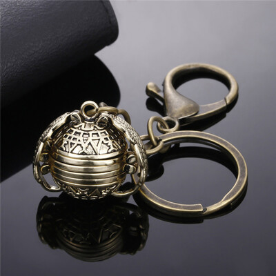 

Fashion Silver Expanding Photo Locket Photo Box Key chain Luck Angel Wings Image Cage For Gift Pendant Key chain Lover Gifts