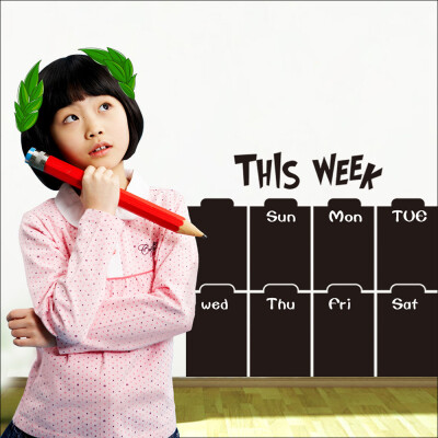 

〖Follure〗5057cm Blackboard Sticker Schedule Sticker Wall Sticker Removable Art Decors