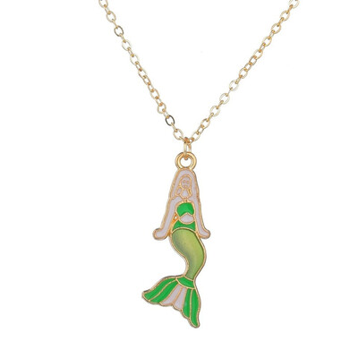 

Summer Sea Shell Pendants&Necklace For Women Orange Color Necklace New Trendy Jewelry Female Handmade Necklace Girls Gifts