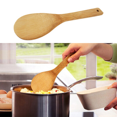 

Siaonvr Kitchen New Bamboo Spoon Spatula Wooden Utensils Cooking Spoon Tools