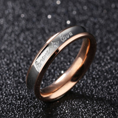 

Chic Couple Ring Forever Love Wedding Engagement