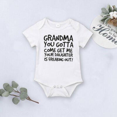 

Infant Baby Unisex Boy Girl Short Sleeve Jumpsuit Romper Bodysuit Outfit Clothes