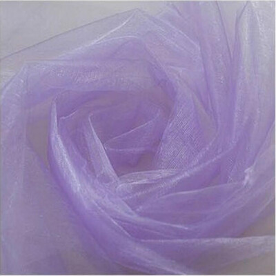 

Gobestart 500CM48CM Organza Sheer Organza Fabric For Wedding Backdrop Decoration