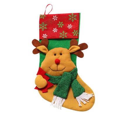 

〖Follure〗Christmas Xmas Tree Hanging Party Tree Decor Santa Stocking Sock Gift Candy Bags