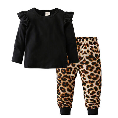 

3pcs Newborn Baby Girls Clothes T-shirt TopsPants LeggingsHeadband Outfit Set