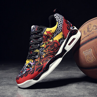 

Fashion high-top couple air cushion shock absorber basketball shoes men&women casual sports shoes