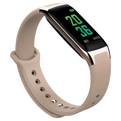 

Bluetooth Smart Bracelet Blood Pressure Heart Monitor Pedometer Wristband