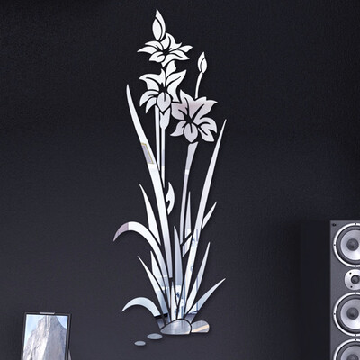 

〖Follure〗3D Diy Flower Shape Acrylic Wall Sticker Modern Stickers Decoration