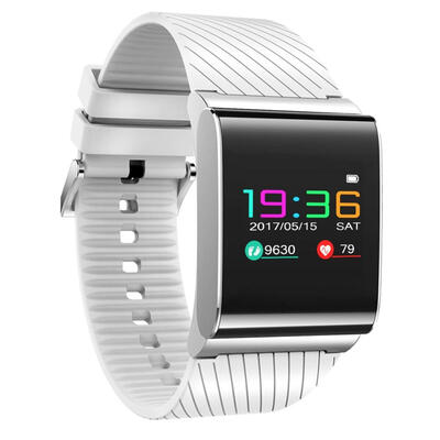

LED Color Display Heart Rate Blood Press Monitor Data Sync Smart Wristband