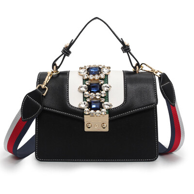 

New embroidery womens bags fashion willow nail messenger bag single shoulder&shoulder chain girl handbag