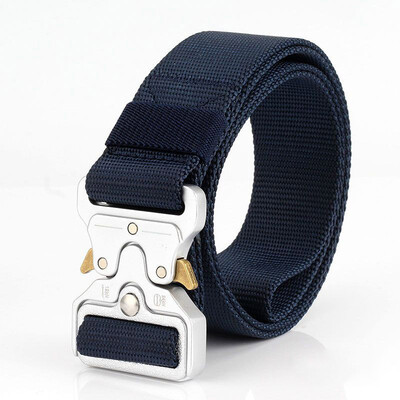 

New Unisex belt Quick release Alloy Insert buckle Men belt outdoor sport high quality Nylon Men&Women casual belt