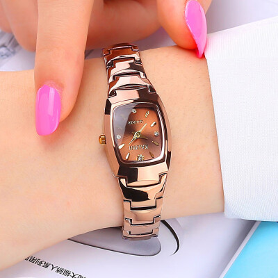 

genuine watch womens Korean simple&fashionable womens watch waterproof tungsten steel color quartz womens watch