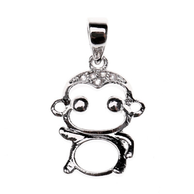 

Monkey Pendant Female Gold Plated Necklace Jewelry Accessories
