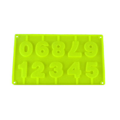 

3D Numbers Silicone Pastry Chocolate Cake Mold Wedding Party DIY Baking Tool
