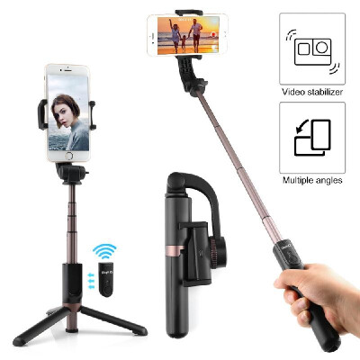 

Extendable Selfie Stick Tripod with Single Axis Gimbal Wireless BT Remote for iPhone XSXS MaxXRX8 Plus8Samsung Galaxy Huawei