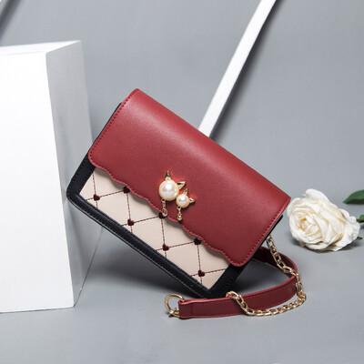 

New Little Girl Tide Korean version Baitao Chain Girls Single Shoulder Slant Bag Fashion Slant Straddle in Summer