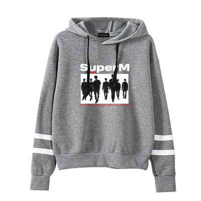 

2019 New Popularity Group Fashion Kpop Superm Baekhyun Hoodie Digital Album Hooded Sweatshirt Women Casual Long Sleeve Hoodies