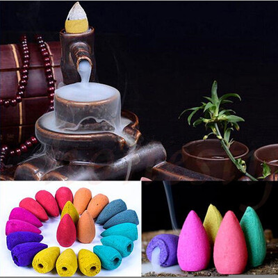 

Siaonvr 40X Smoke Tower Cones Bullet Backflow Incense Hollow Cone Multi Home
