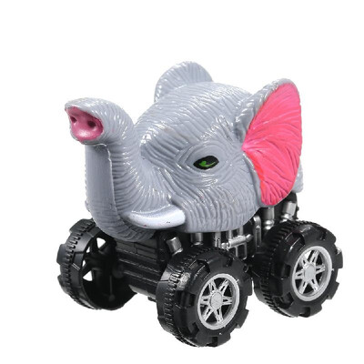 

Childrens Day Gift Boys Collectible Cute Animal Model Dinosaur Panda Vehicle Mini Elephant Bear Toy Truck Tiger Pull Back Car