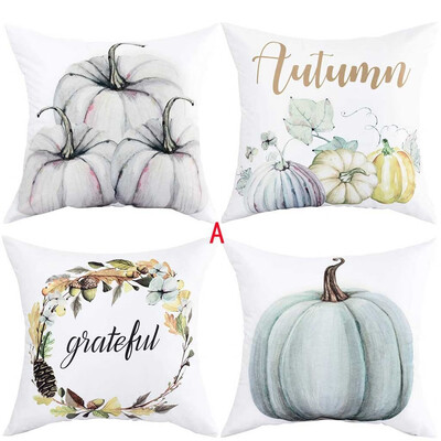 

Siaonvr Fall Watercolor Pumpkin Pillow Case Waist Throw Cushion Cover Sofa Home Decor