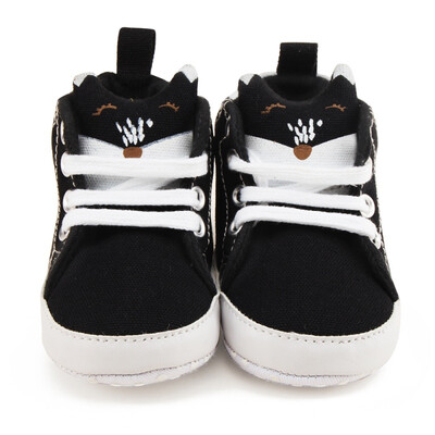 

Baby Shoes First Walkers Cartoon Fox Infant Baby Girls Boys Pram Crib Shoes Soft Sole Newborn Baby Boys Shoes Sneakers Prewalker