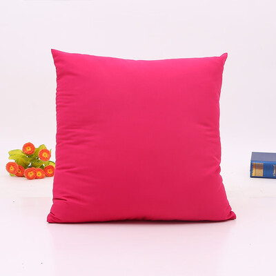 

Cushion Cover Throw Pillowcase Car Sofa Seat Pillow Cover Solid Color Simple Candy Color Outdoor Chair Waist Cushions Case