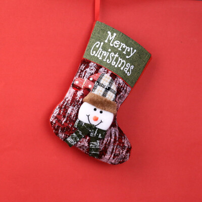 

Toponeto Christmas Stocking Large Sock Santa Claus Candy Gift Bag Xmas Tree Hanging Decor