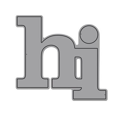

Metal hi Shape Cutting Dies Embossing Template for DIY Scrapbooking Craft