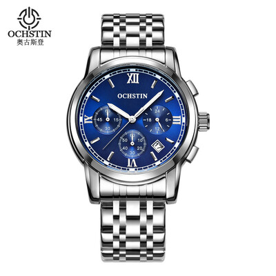 

Augustus OCHSTIN multi-function three-eye calendar multi-function steel mens watch mens watch
