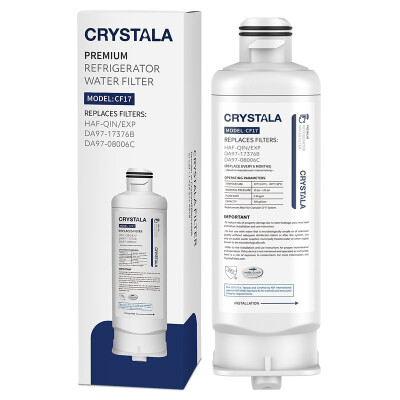 

Crystala Filters DA97-17376B Refrigerator Water Filter Replacement for Samsung DA97-17376B DA97-08006C HAF-Qin HAF-QinEXP