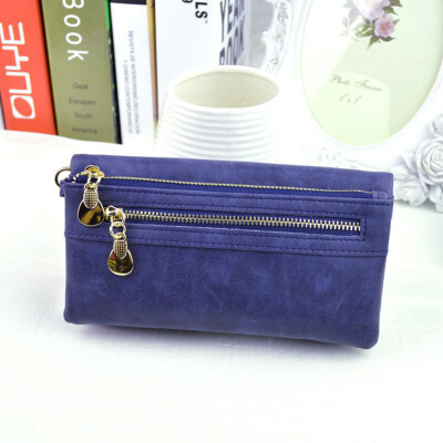 

Tailored Womens Multi-Function Mobile Phone Bag Long Wallet Double Zipper Handbag