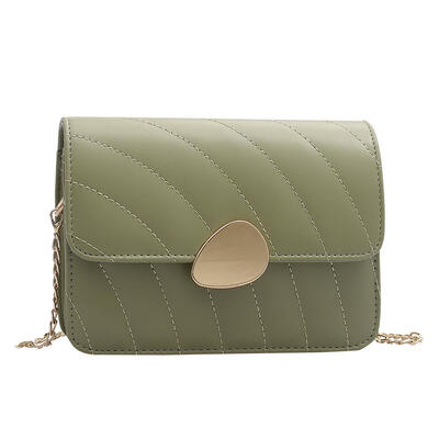 

PU Leather Mini Women Shoulder Bags Metal Pattern Pure Color Crossbody Bags