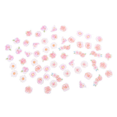 

70pcs Hand Painted Watercolor Cartoon Stickers DIY Self-Adhesive Decals