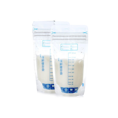 

Disposable Safe 250ml Baby Feeding Breast Milk Storage 30pcs Milk Freezer Bag