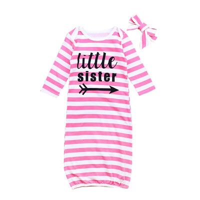 

Boys Girls Baby Long Sleeves Letter Stripes Two Sets of Baby Sleeping Bags Air Conditioning Anti - kick Quilt