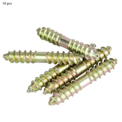 

Greensen 10pcs 640mm Dowel Screw Woodworking Furniture Connector Double Ended Screw
