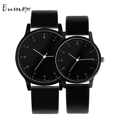 

The Tanabata Gift Translation Enmex European&American Fashion Watch Simple Aesthetics Simple ins Wind Couple Table Pair