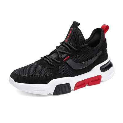 

Fashion black shoes mens shoes mesh yarn flying woven tide shoes shoes
