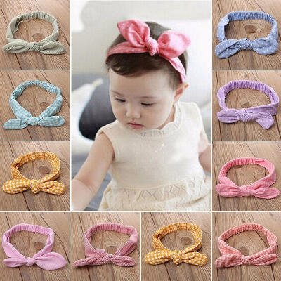 

Rabbit Ear Headband Toddler Infant Baby Kids Girls Flower Hair Band Accessories