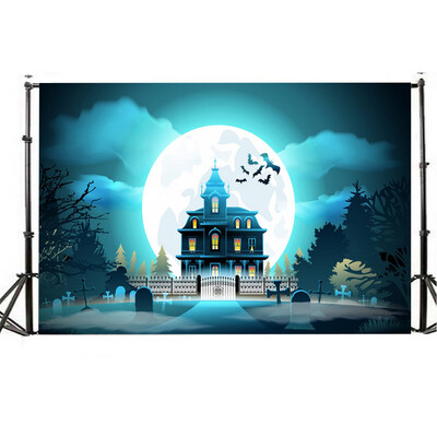

Toponeto Halloween Backdrops 5x3FT Lantern Background Photography Studio Decoration