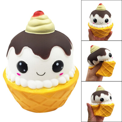 

Gotoamei Squishy Cartoon Chocolate Cake Charm Slow Rising Squeeze Stress Reliever Toys