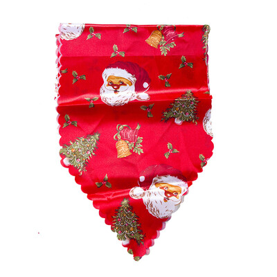 

Christmas Print Table Flag Ornament Home Hotel Restaurant Decoration 35180cm
